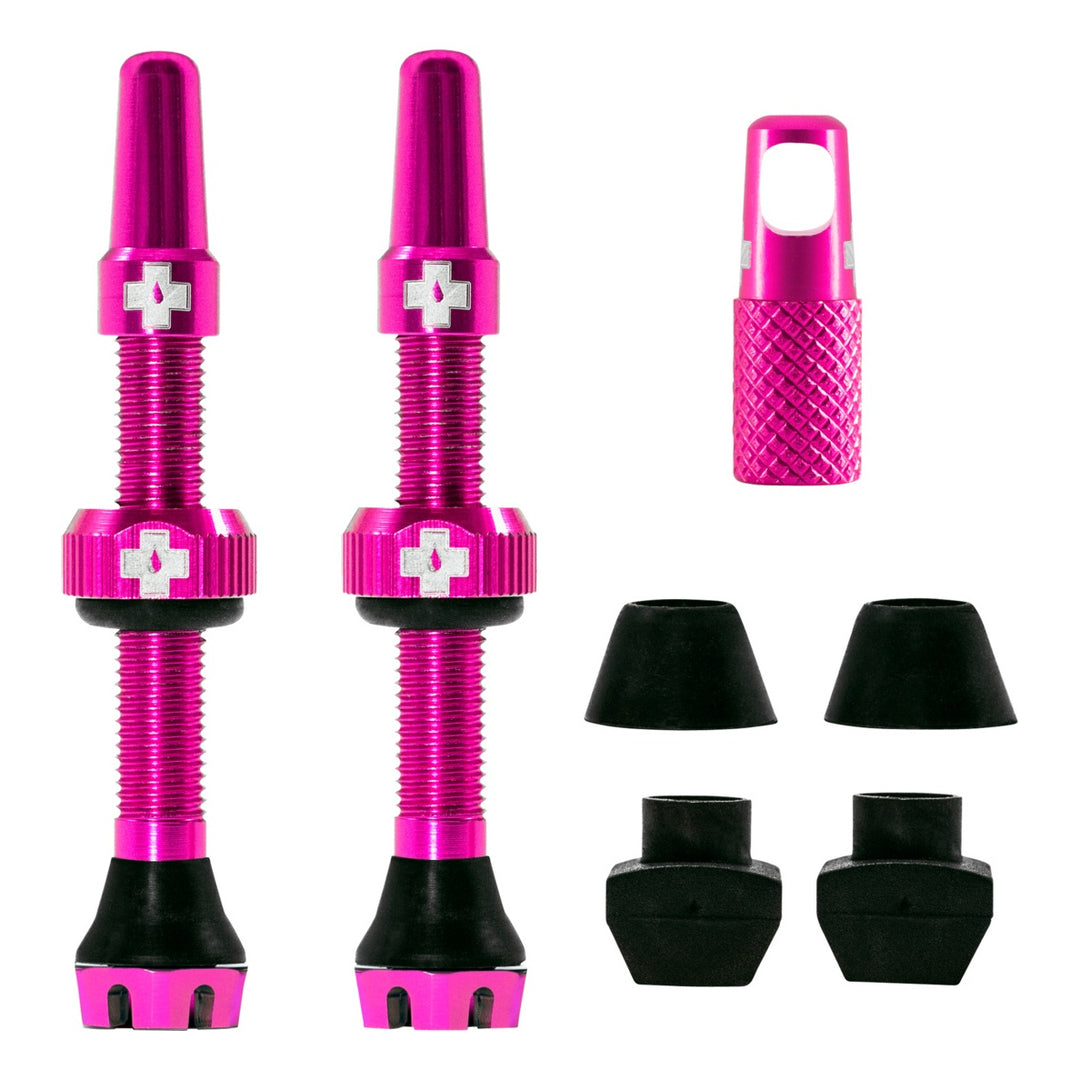 Muc-Off V2 Tubeless Valve Kit pink
