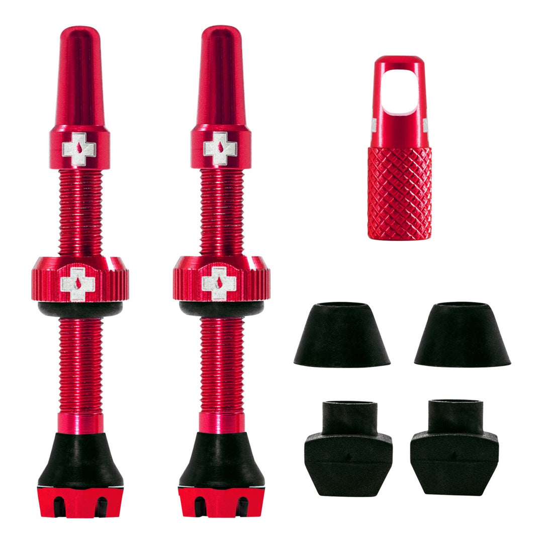Muc-Off V2 Tubeless Valve Kit rot