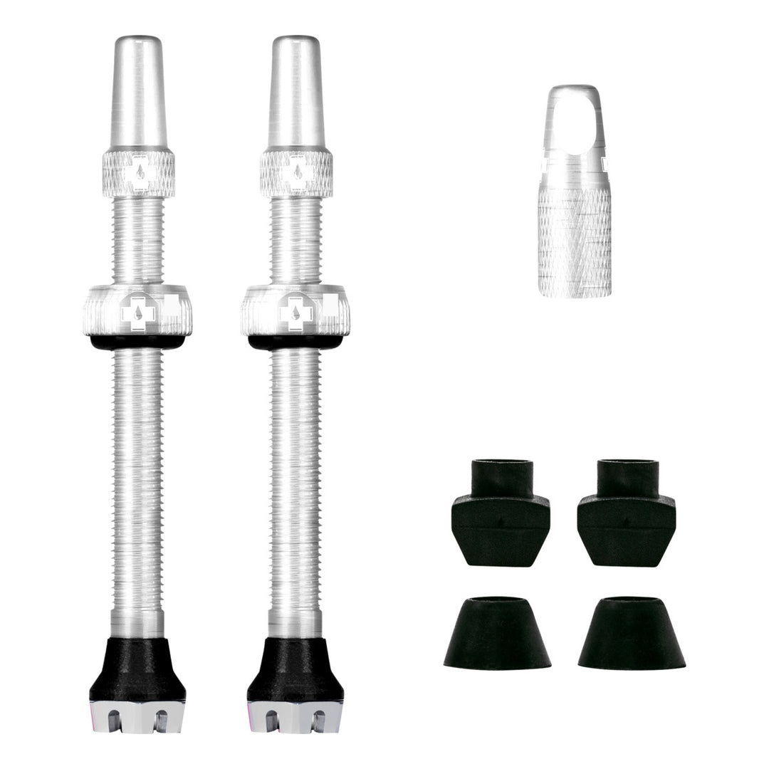 Muc-Off V2 Tubeless Valve Kit silver silber