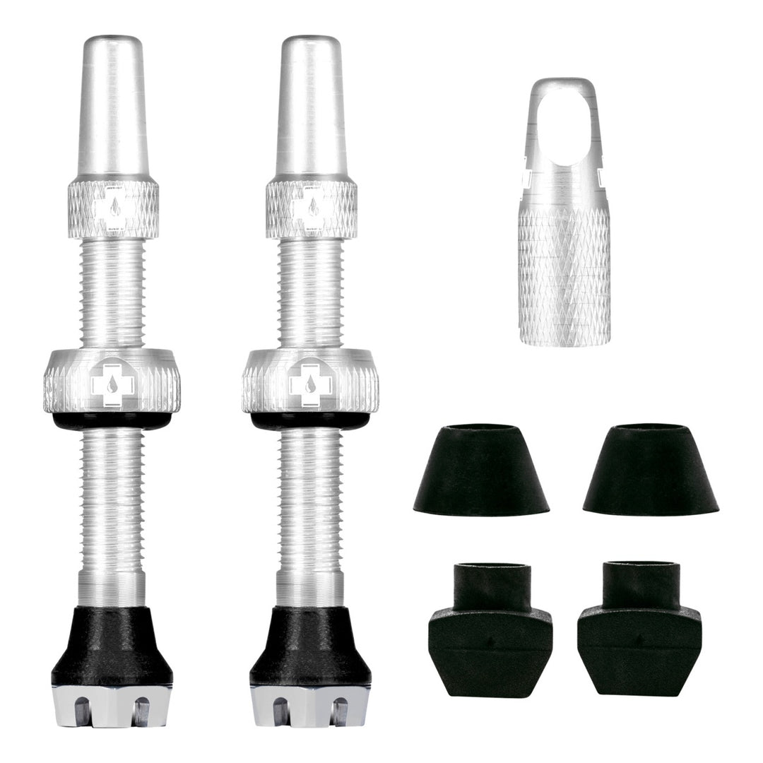Muc-Off V2 Tubeless Valve Kit silver silber