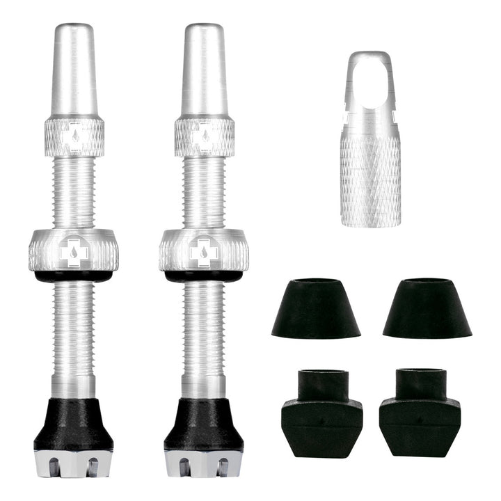Muc-Off V2 Tubeless Valve Kit silver silber