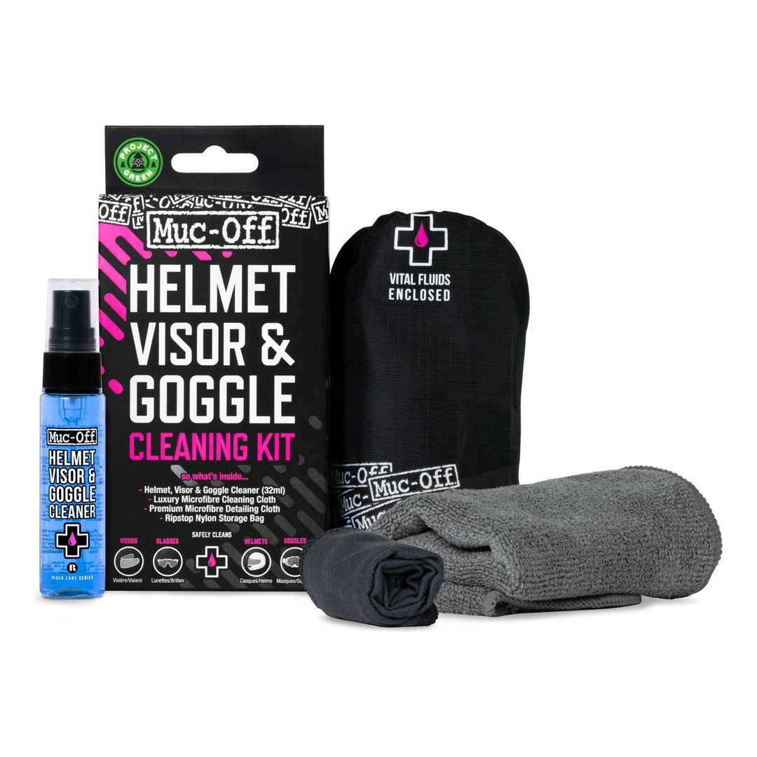 Muc-Off Visor, Lens &amp; Goggle Cleaner Kit V2 32ml 