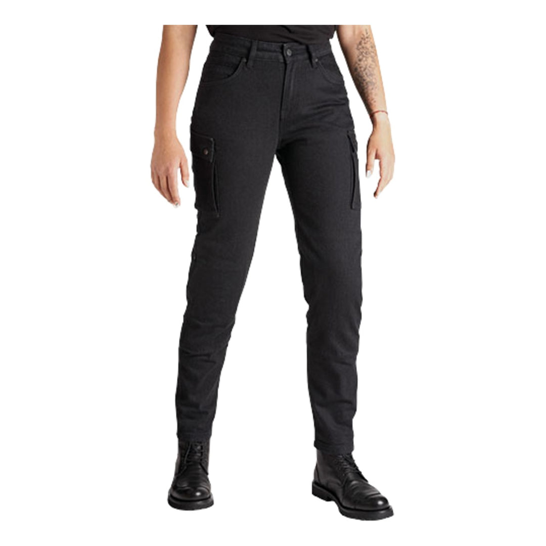 Pando Moto Cargohose Mila Damen schwarz
