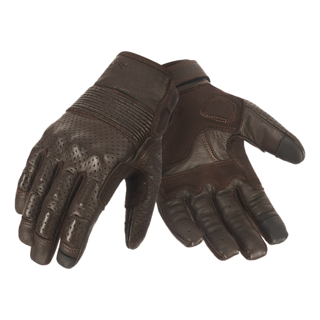 Pando Moto Handschuhe Onyx 02 braun