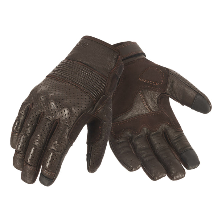 Pando Moto Handschuhe Onyx 02 braun