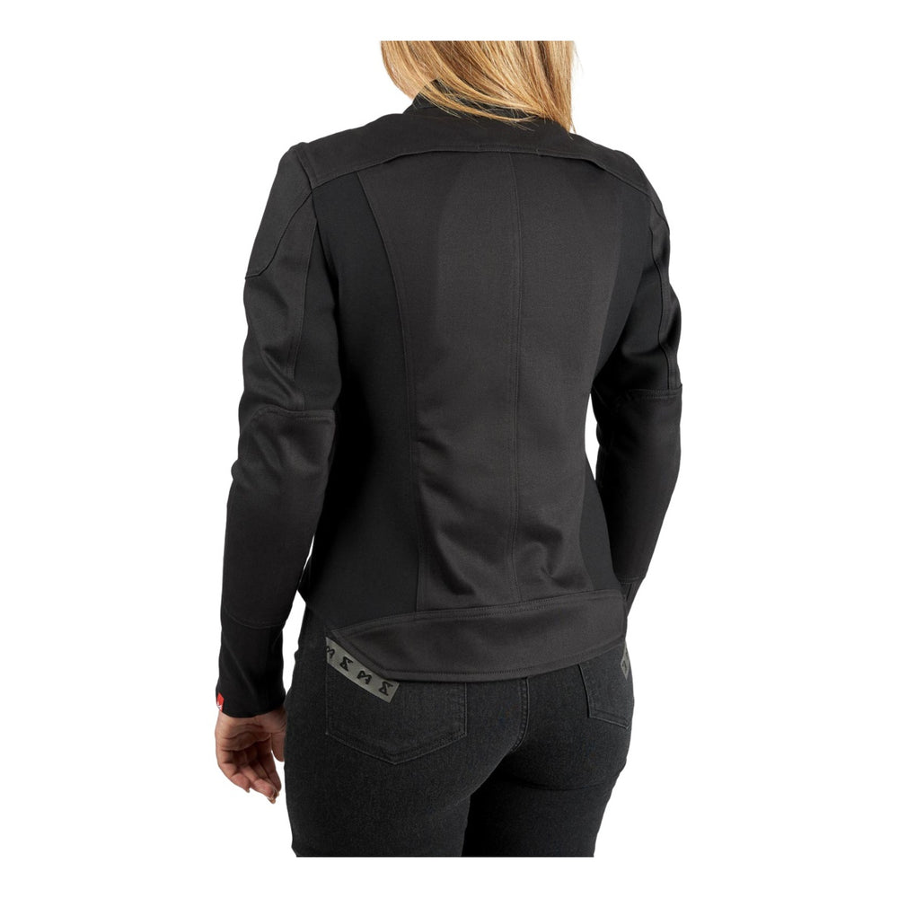 Pando Moto Jacke Luna AAA Denim Damen schwarz