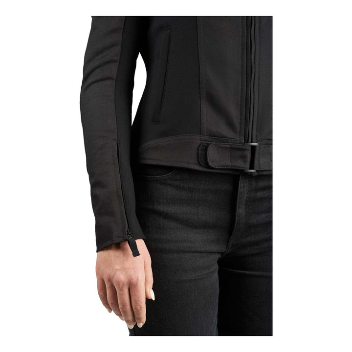 Pando Moto Jacke Luna AAA Denim Damen schwarz