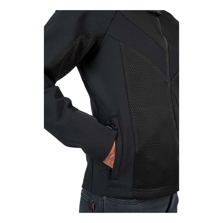 Pando Moto Jacke Stealth AAA schwarz