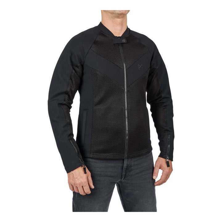 Pando Moto Jacke Stealth AAA schwarz