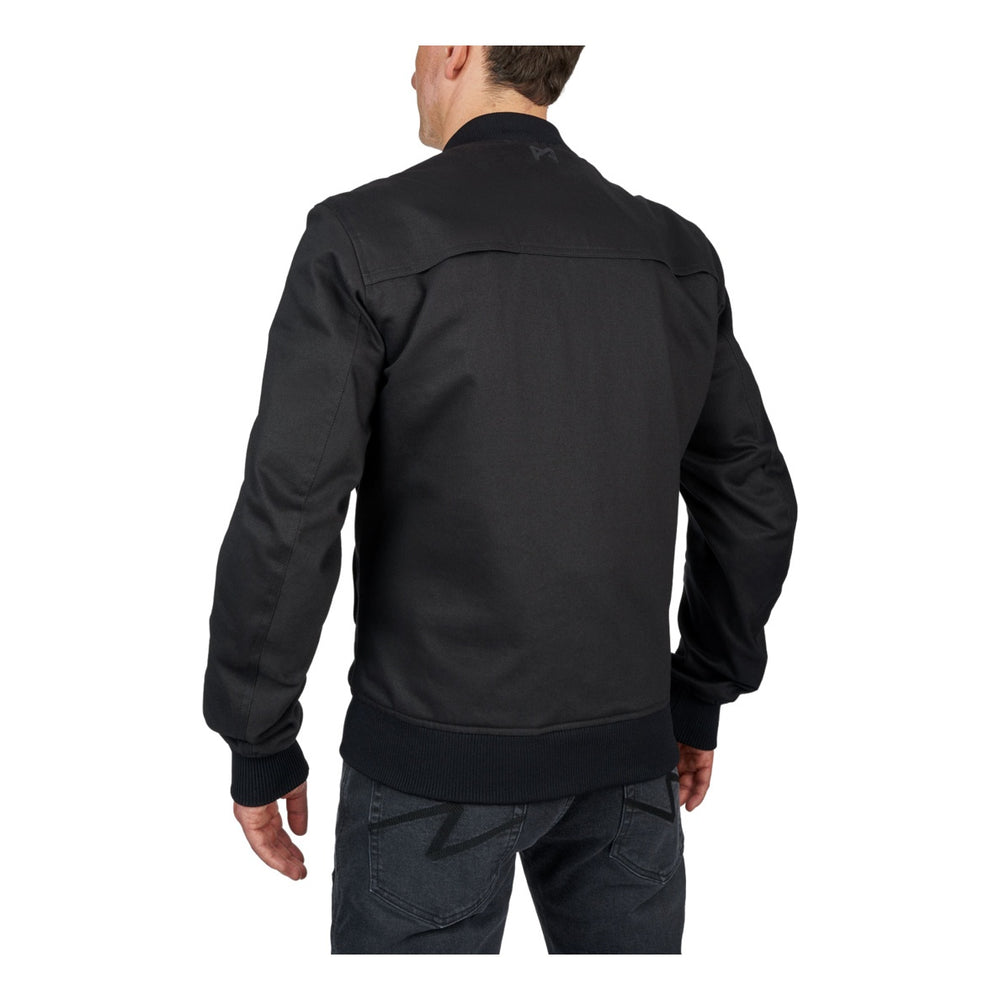 Pando Moto Jacke Ventura AA Denim Bomber schwarz