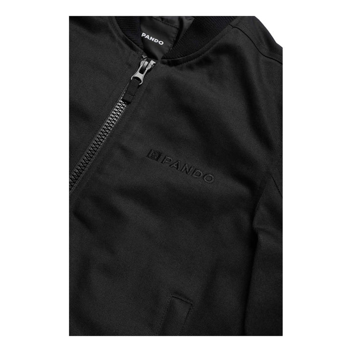 Pando Moto Jacke Ventura AA Denim Bomber schwarz