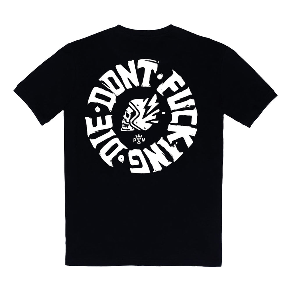 Pando Moto T-Shirt Luke Don't Die schwarz