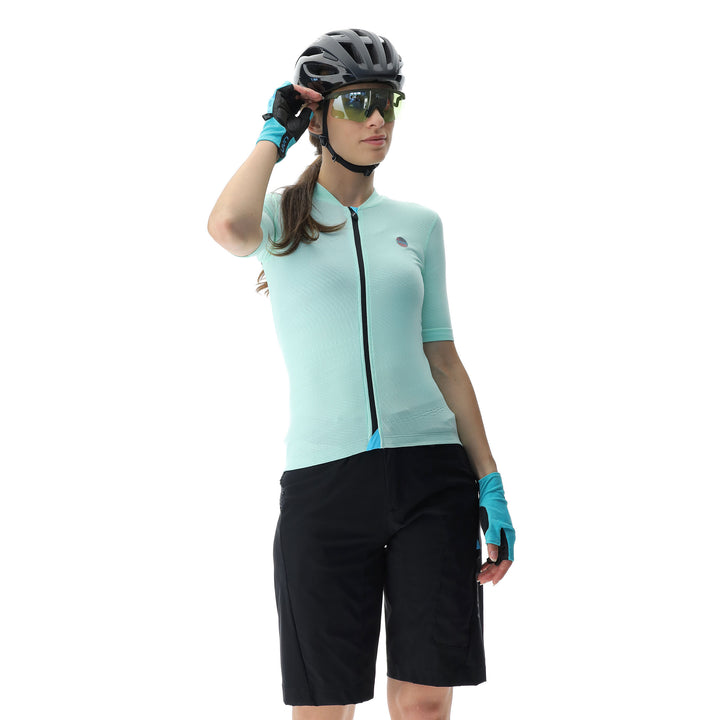 Woman Biking Lightspeed OW Shirt