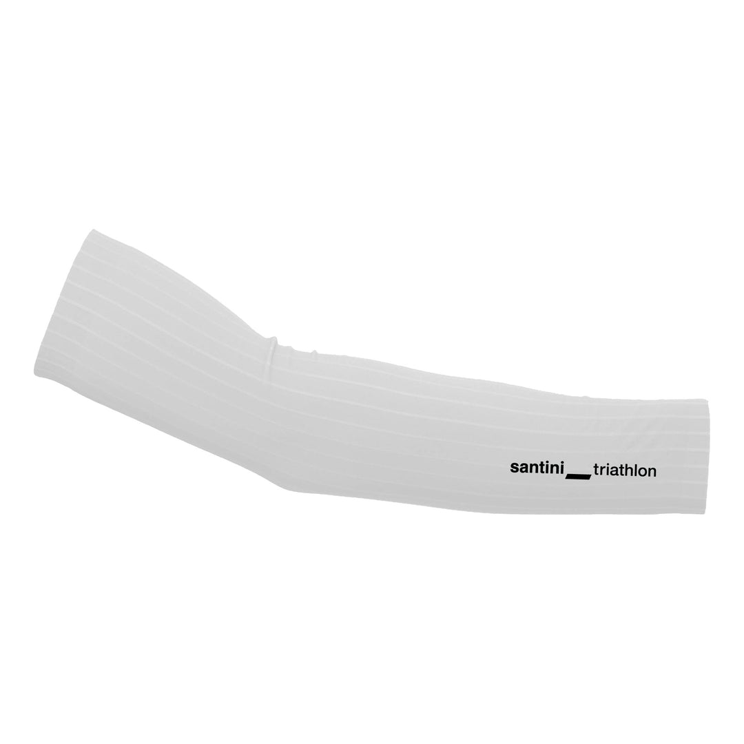 Santini Armlinge aerodynamisch Viper Weiss