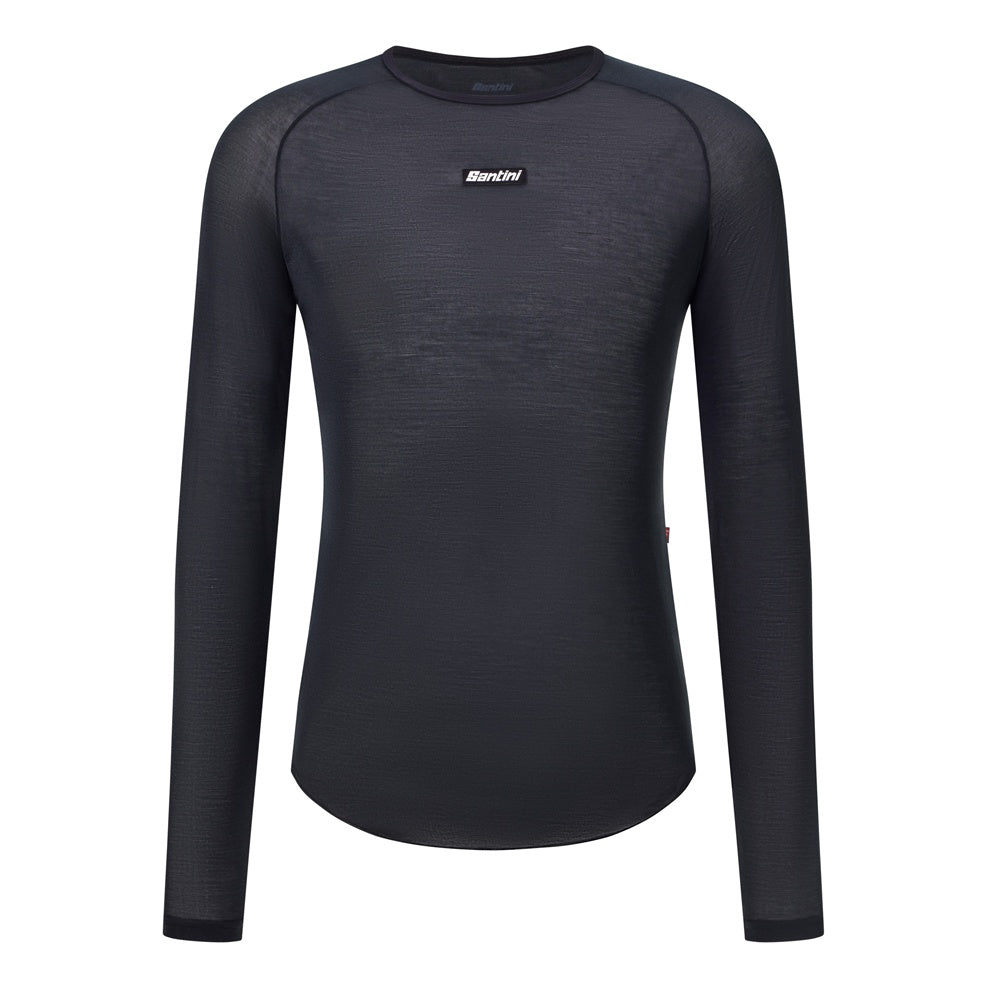 Santini Funktionsshirt langarm DRY unisex Schwarz