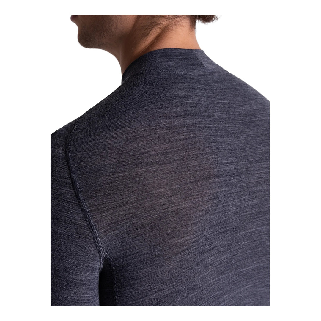 Santini Funktionsshirt langarm Power Shield Wool unisex Grau