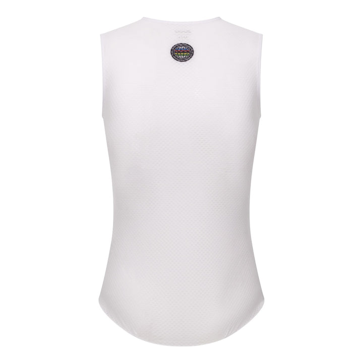 Santini Funktionsshirt Tank Top UCI Rainbow World Champion Weiss