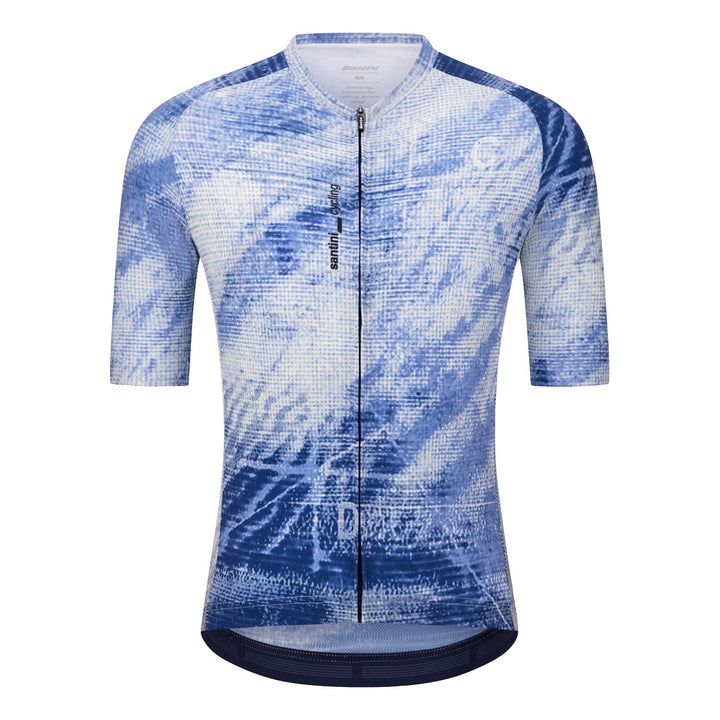 Santini Kurzarmtrikot Motion Unisex Blau
