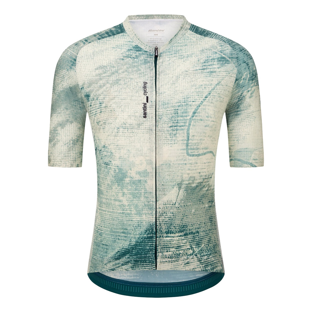 Santini Kurzarmtrikot Motion Unisex Gruen