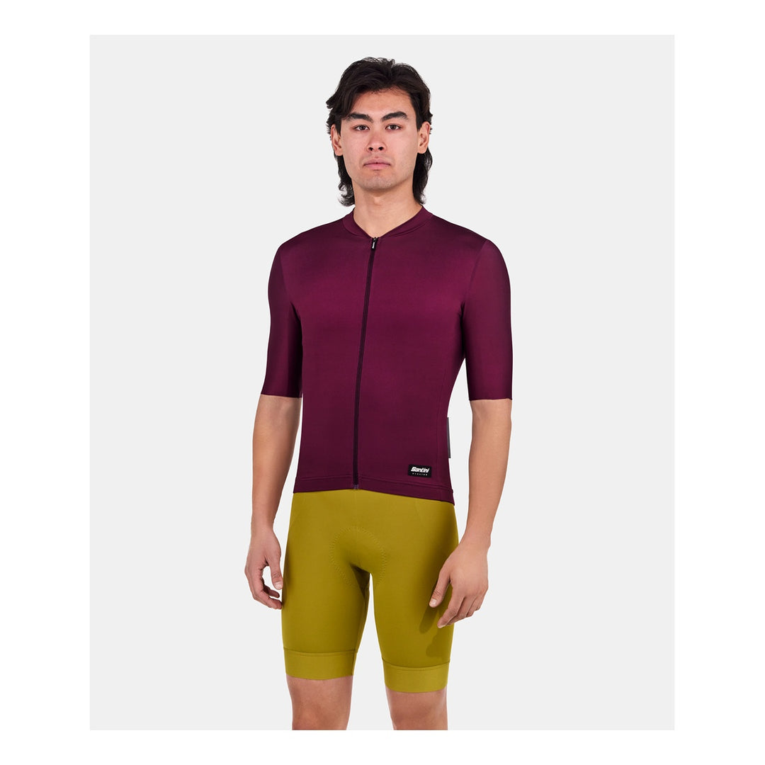 Santini Kurzarmtrikot RTR Unisex Burgundy
