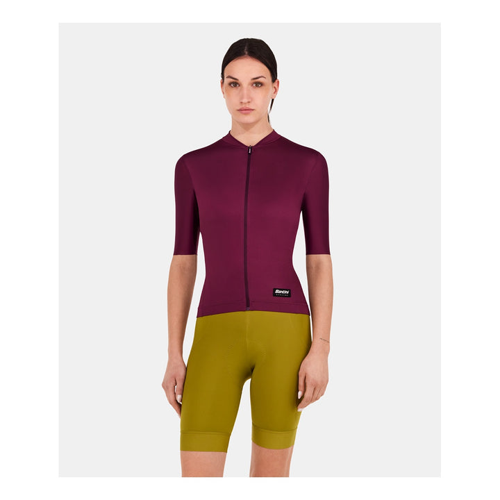 Santini Kurzarmtrikot RTR Unisex Burgundy