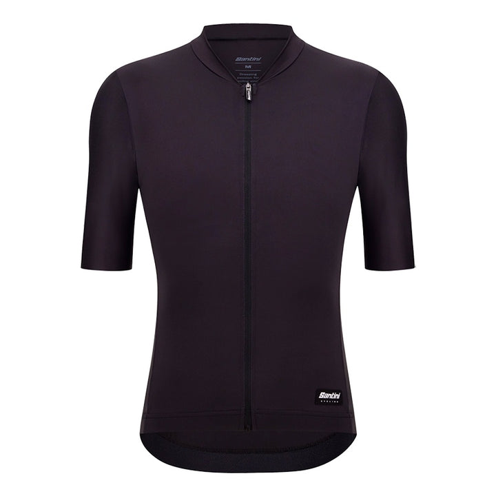 Santini Kurzarmtrikot RTR Unisex Schwarz