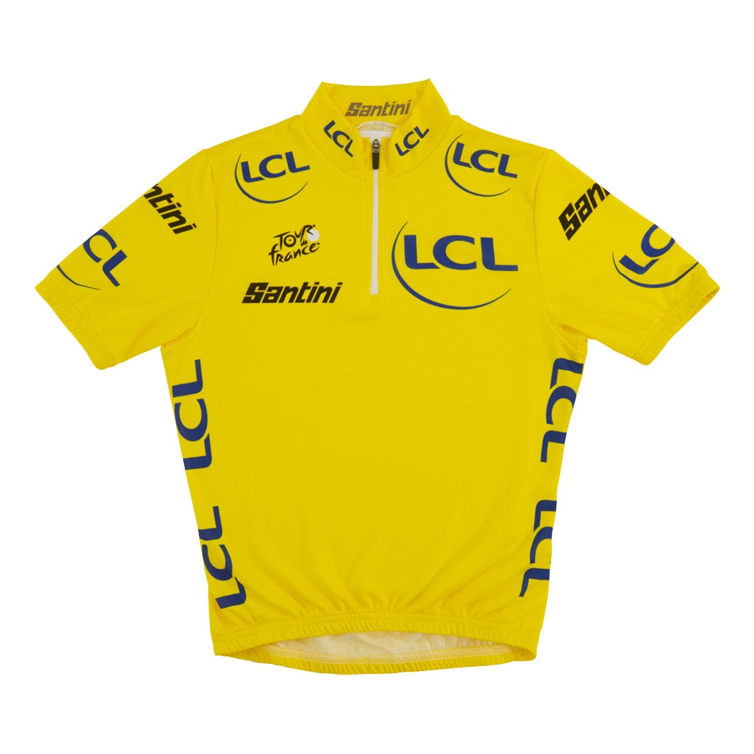 Santini Kurzarmtrikot TDF Leader Kids Gelb