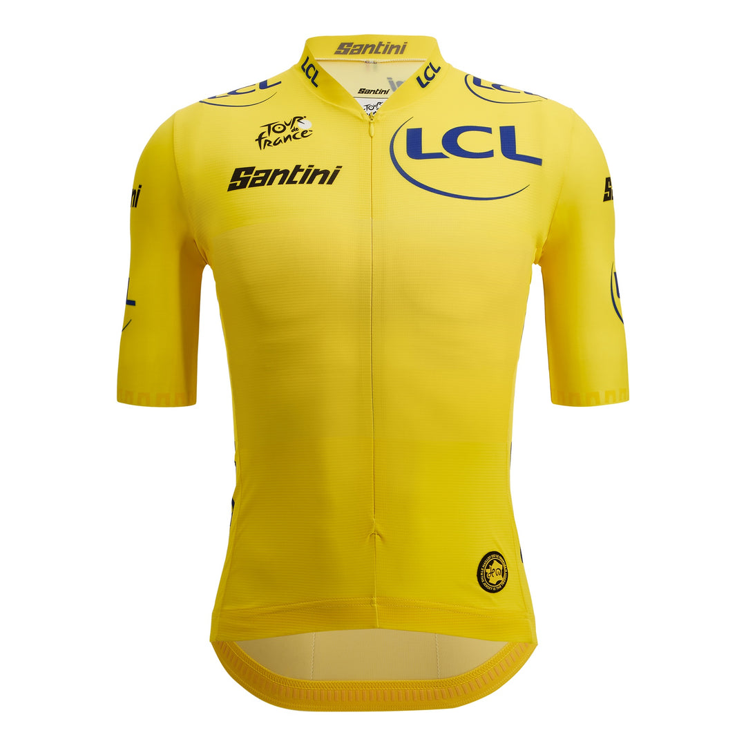 Santini Kurzarmtrikot TDF Leader Profi Herren Gelb