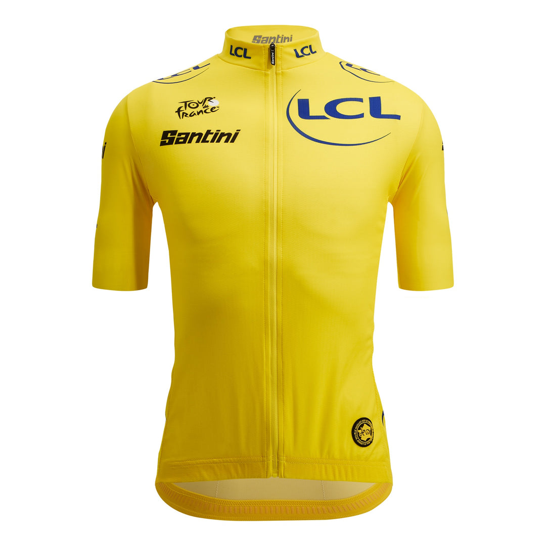 Santini Kurzarmtrikot TDF Leader Replica Herren Gelb
