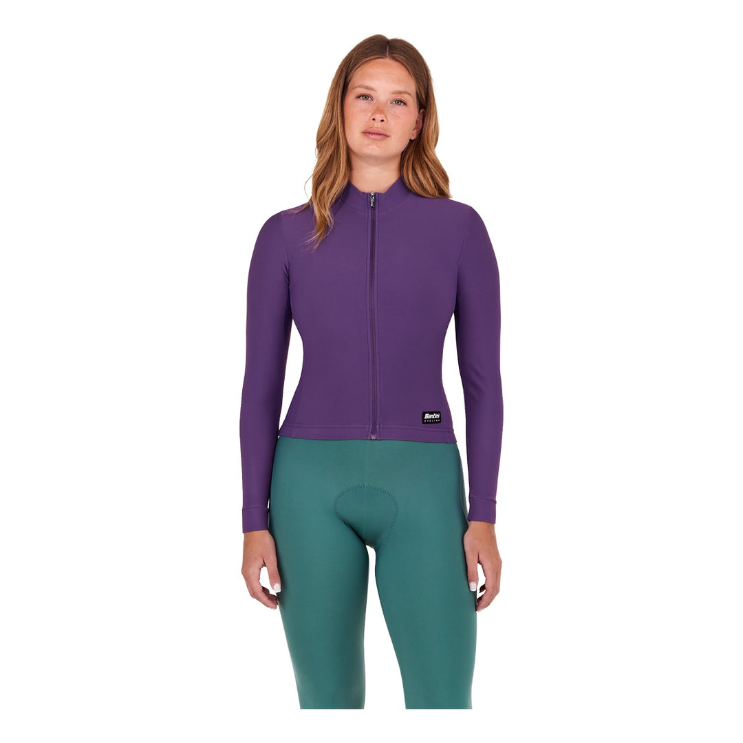 Santini Langarmtrikot RTR Unisex Melanzana