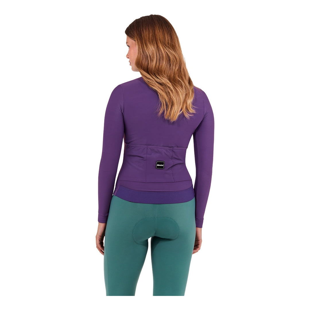 Santini Langarmtrikot RTR Unisex Melanzana