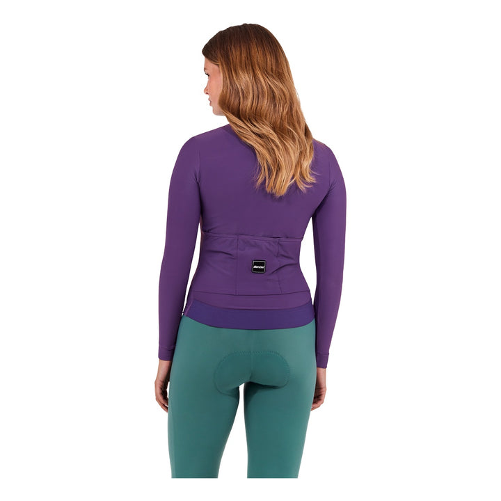 Santini Langarmtrikot RTR Unisex Melanzana