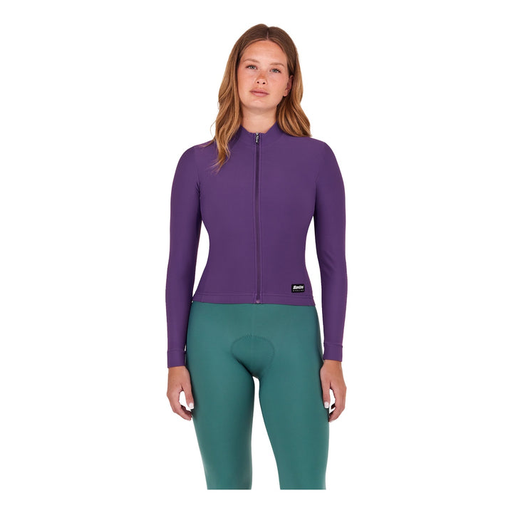 Santini Langarmtrikot RTR Unisex Melanzana
