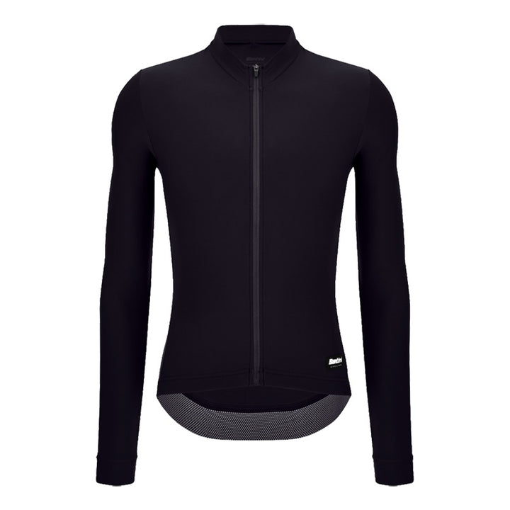 Santini Langarmtrikot RTR Unisex Schwarz