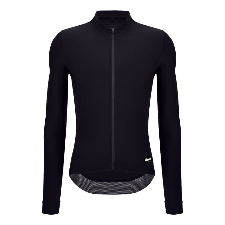 Santini Langarmtrikot RTR Unisex Schwarz