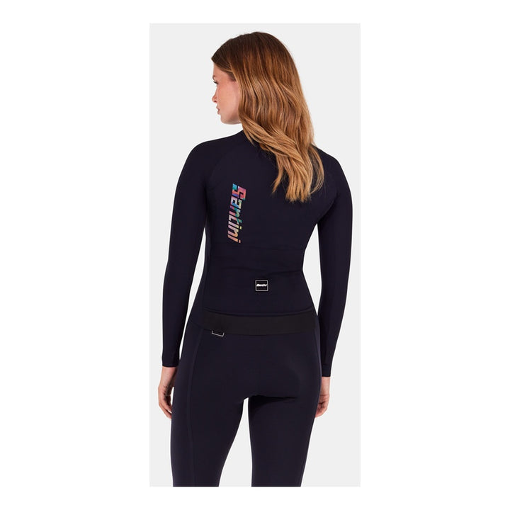 Santini Langarmtrikot Unico Unisex Schwarz
