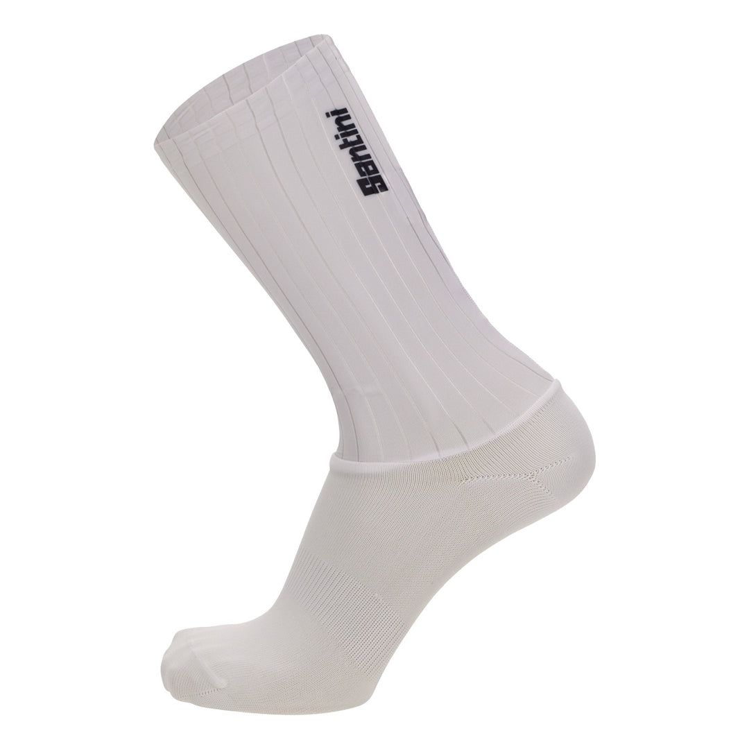 Santini Socken aerodynamisch Madss Weiss