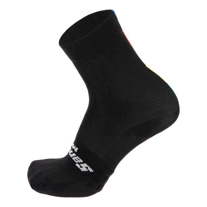Santini Sommer-Socken High Profile UCI World Champion Schwarz