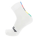 Santini Sommer-Socken High Profile UCI World Champion Weiss