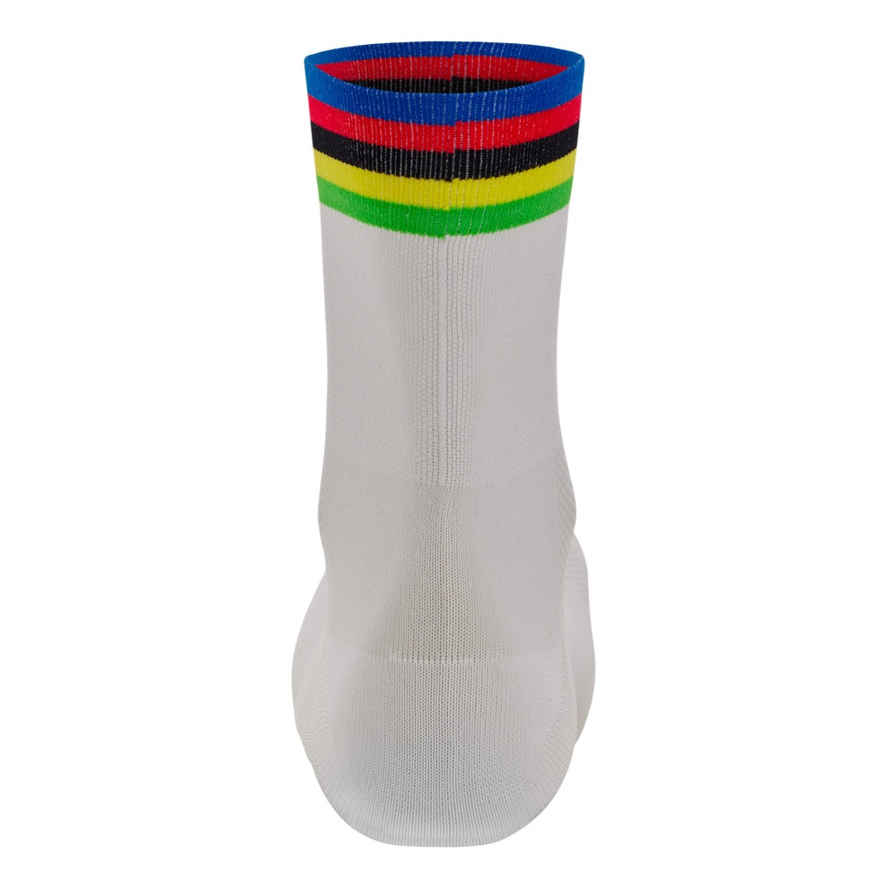 Santini Sommer-Socken UCI World Champion Weiss