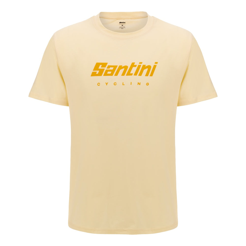 Santini T-Shirt Brand unisex Crema