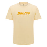 Santini T-Shirt Brand unisex Crema