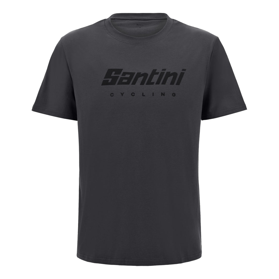 Santini T-Shirt Brand unisex Grau
