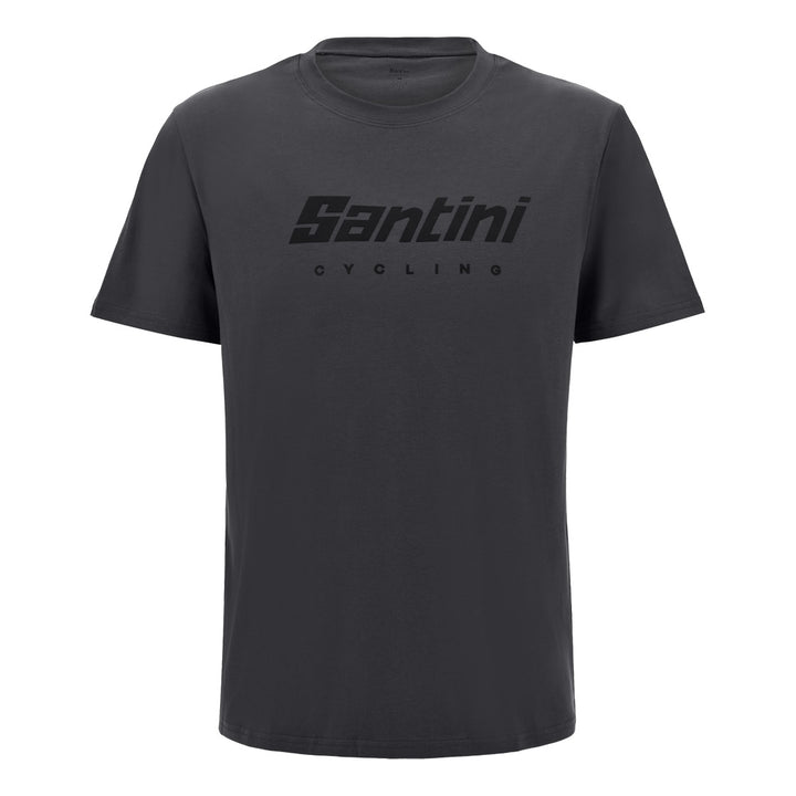 Santini T-Shirt Brand unisex Grau