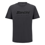 Santini T-Shirt Brand unisex Grau