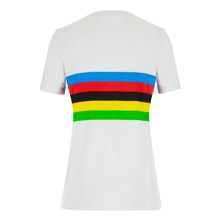 Santini T-Shirt UCI Rainbow World Champion Damen Weiss