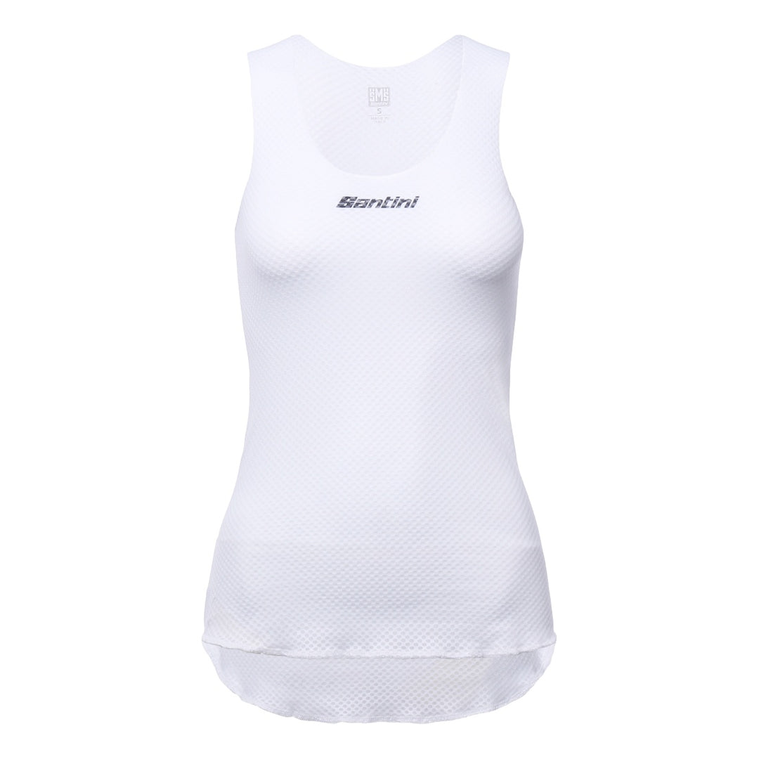Santini Thermoshirt ärmellos Lieve Damen Weiss