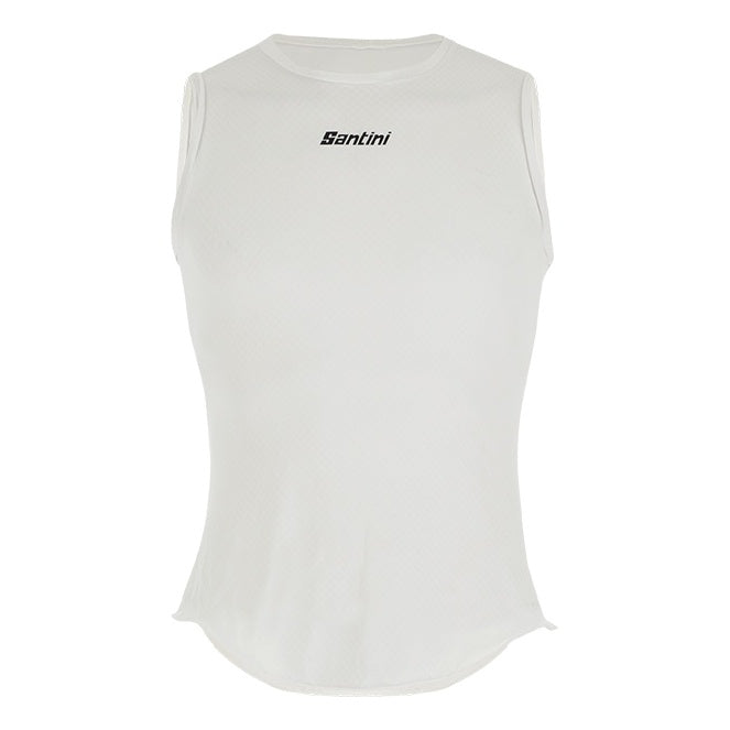 Santini Thermoshirt ärmellos Lieve Herren Weiss