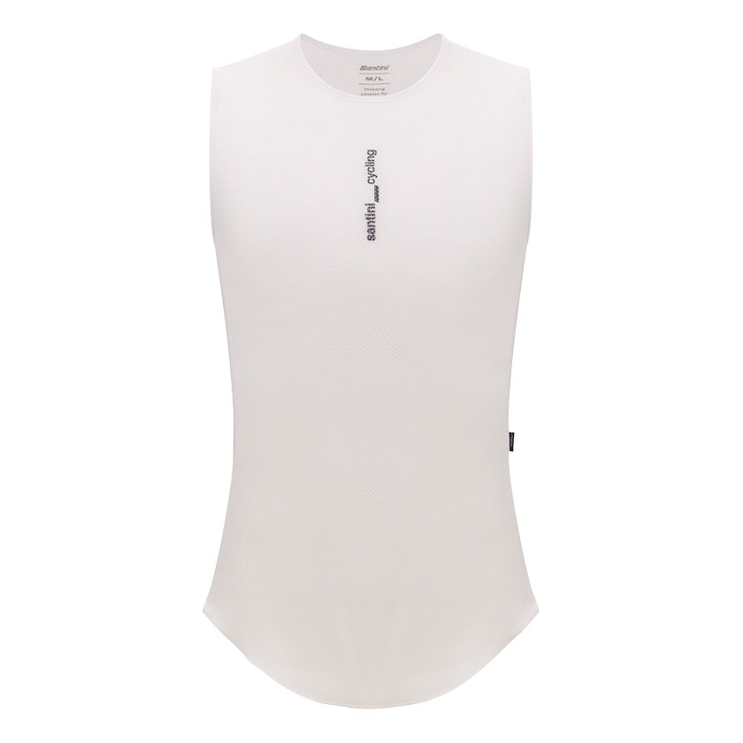 Santini Thermoshirt ärmellos Lieve Herren Weiss