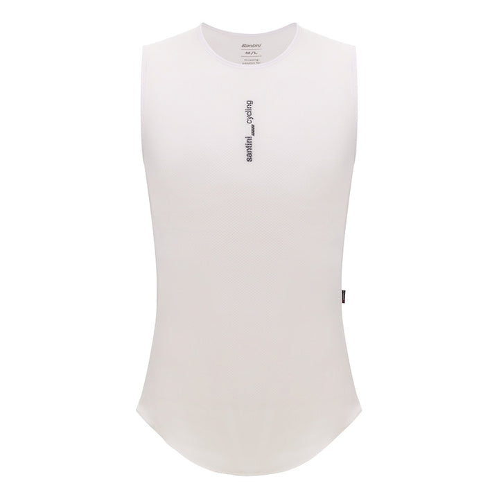 Santini Thermoshirt ärmellos Lieve Herren Weiss